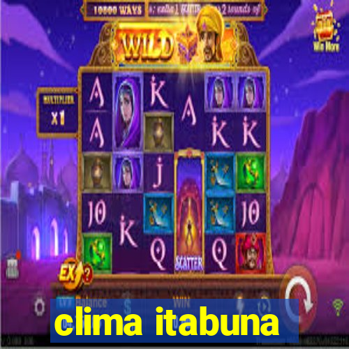 clima itabuna