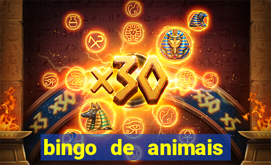 bingo de animais para educa??o infantil