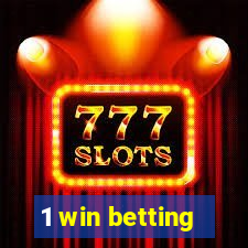 1 win betting