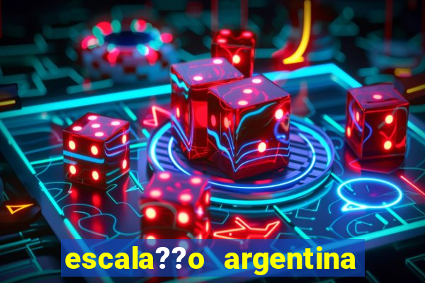 escala??o argentina x colombia