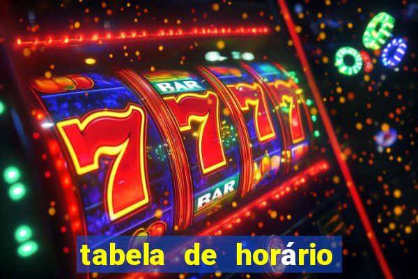 tabela de horário fortune tiger