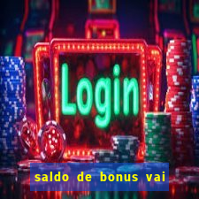 saldo de bonus vai de bet