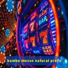 bambu mosso natural pre?o