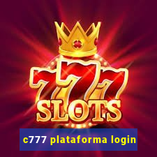 c777 plataforma login