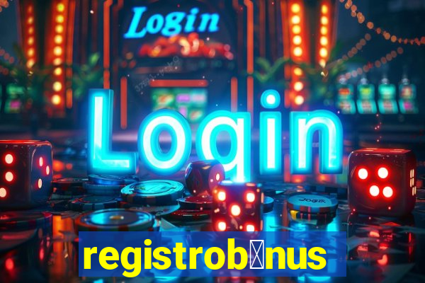 registrob么nus