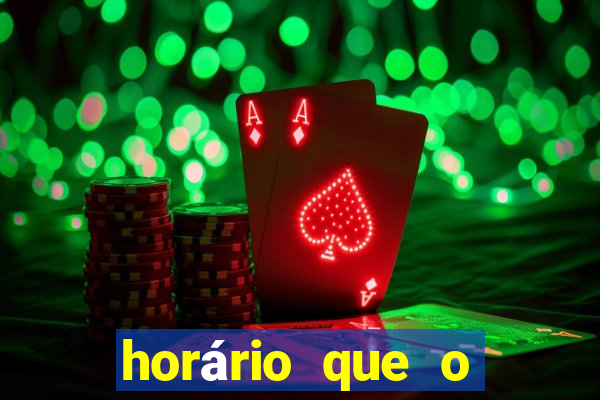 horário que o fortune tiger paga