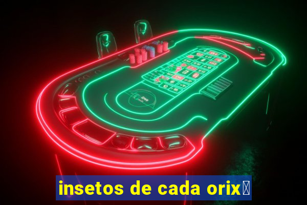 insetos de cada orix谩