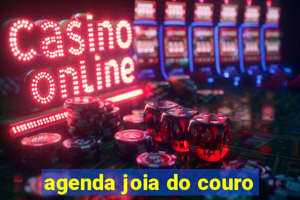 agenda joia do couro