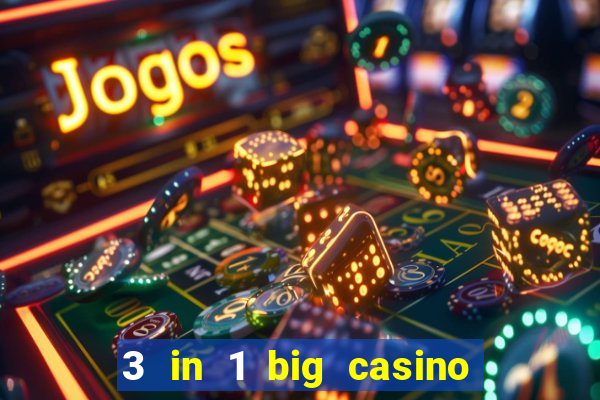 3 in 1 big casino game set