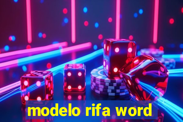 modelo rifa word