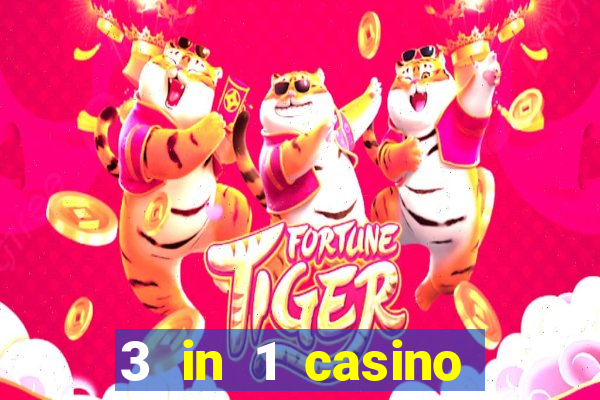 3 in 1 casino game set