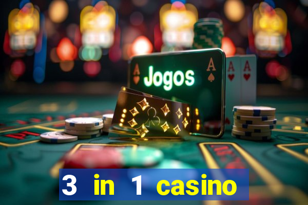 3 in 1 casino game set