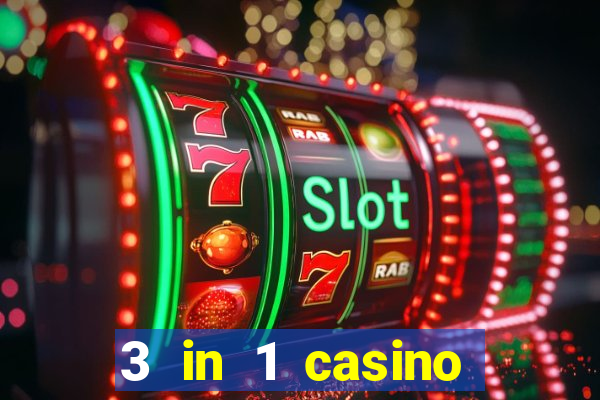 3 in 1 casino game set