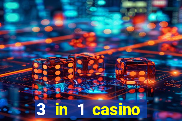 3 in 1 casino game set