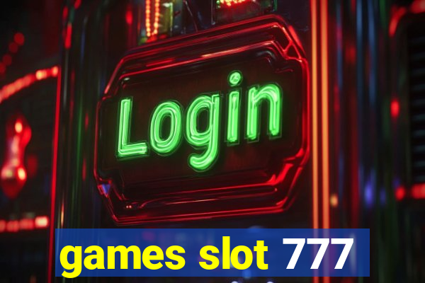 games slot 777