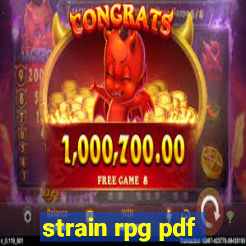 strain rpg pdf