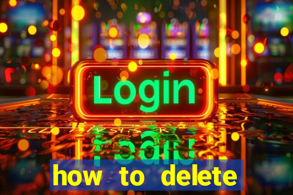 how to delete account in bingo plus