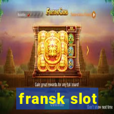 fransk slot