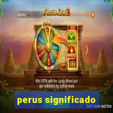 perus significado