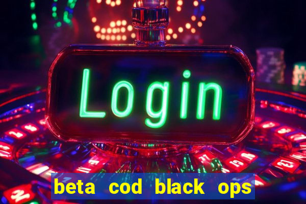 beta cod black ops 6 data