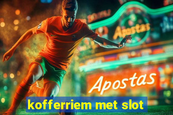 kofferriem met slot