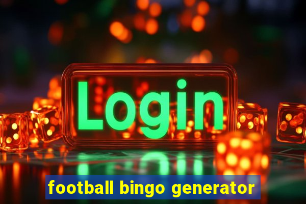 football bingo generator