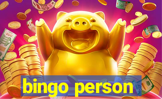 bingo person