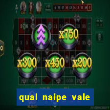 qual naipe vale mais no poker