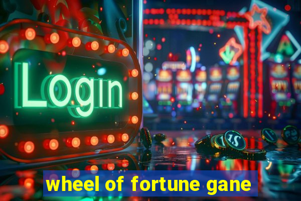 wheel of fortune gane