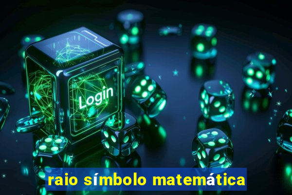 raio símbolo matemática