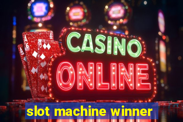 slot machine winner