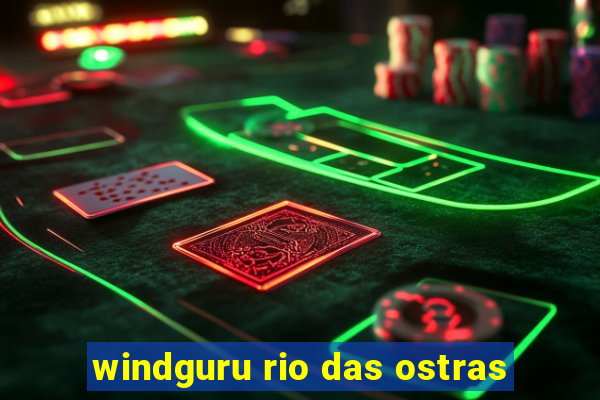 windguru rio das ostras