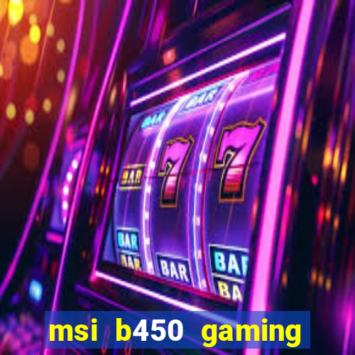 msi b450 gaming plus m.2 slot