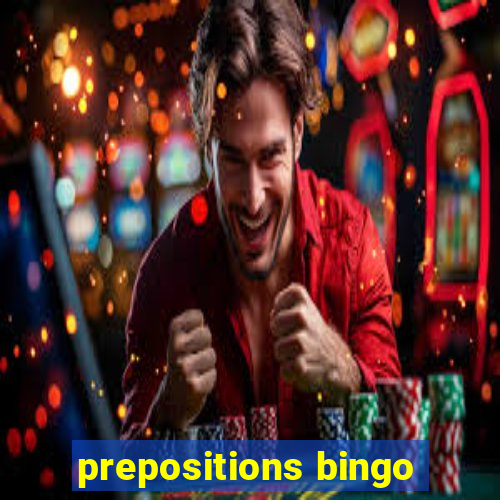 prepositions bingo