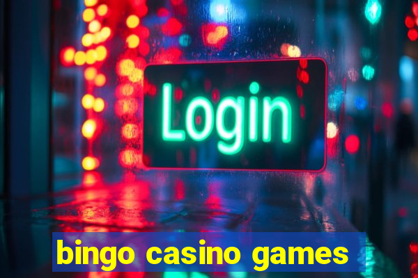 bingo casino games