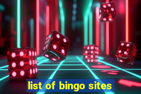 list of bingo sites