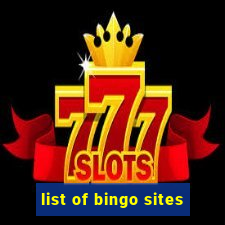 list of bingo sites