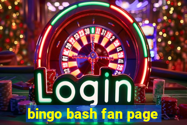 bingo bash fan page