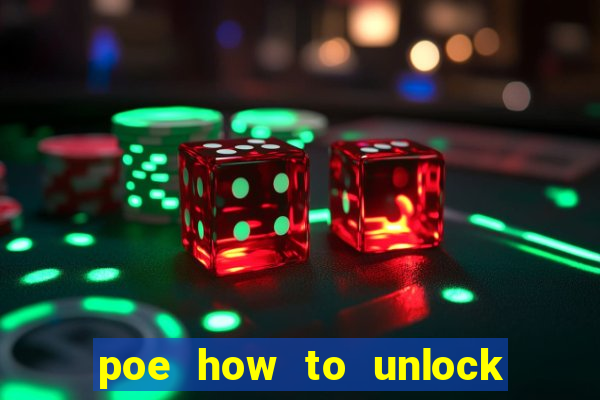 poe how to unlock 5 slot map device