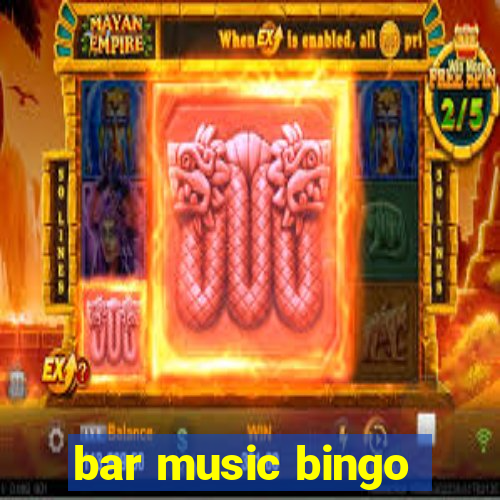 bar music bingo