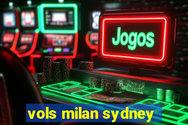 vols milan sydney