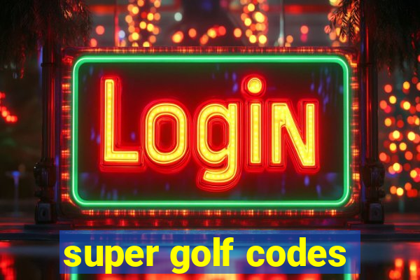 super golf codes