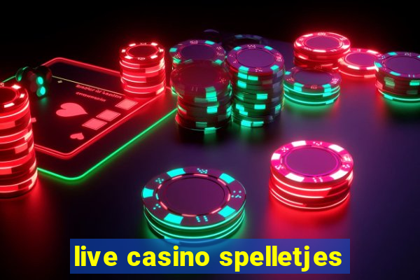 live casino spelletjes