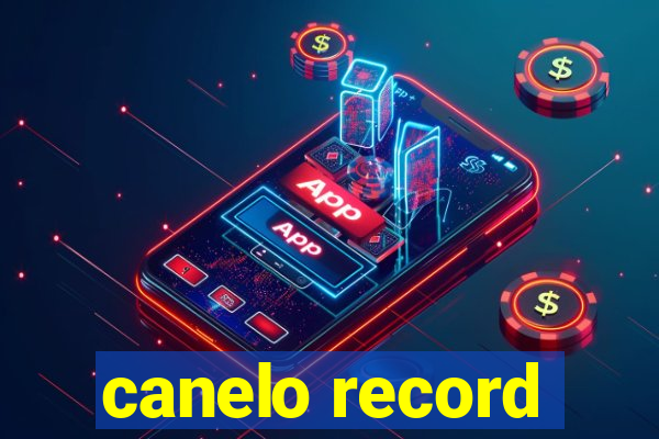 canelo record