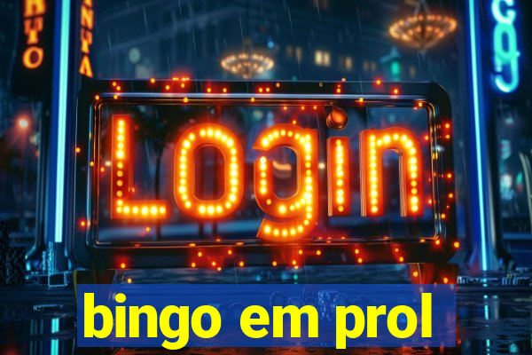 bingo em prol