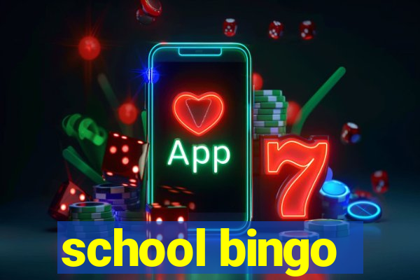 school bingo