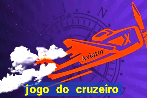 jogo do cruzeiro hoje ao vivo sportv