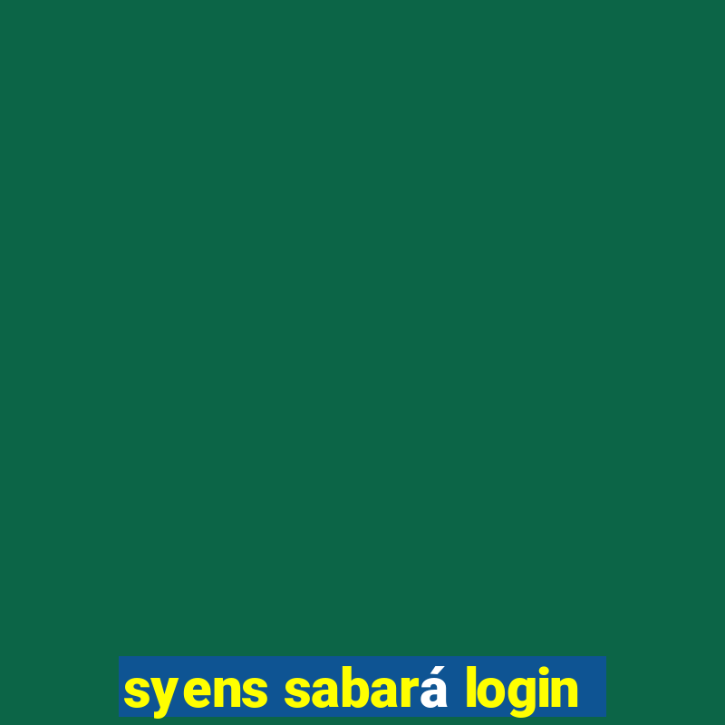 syens sabará login