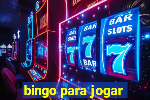 bingo para jogar