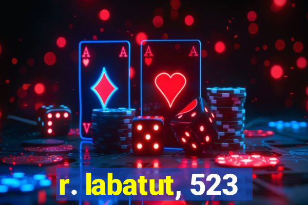 r. labatut, 523